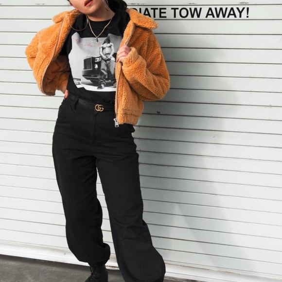 Urban Outfitters Fluffy Sherpa Zip Jacket - Picture 1 of 4